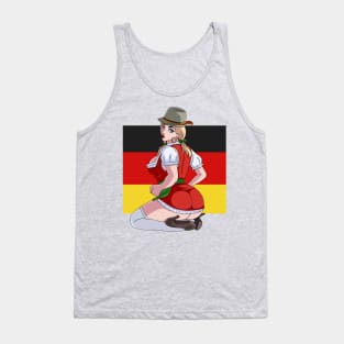 Sexy Oktoberfest Dirndl Dress Party Girl Tank Top